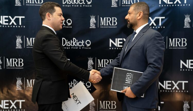 شركة MRB القابضة تتولى تسكين وإدارة وتشغيل مشروع District 9 بالتعاون مع NEXT Developments بمدينة 6 أكتوبر