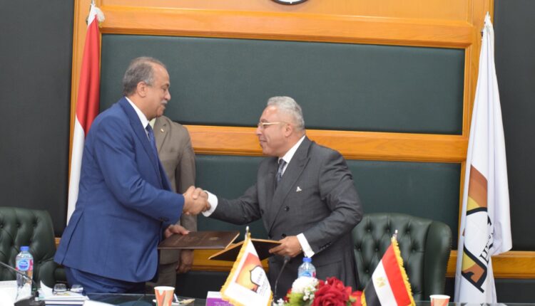 بحوث الاسكان والبناء يوقع بروتوكول تعاون مع كلية الهندسة جامعة حلوان